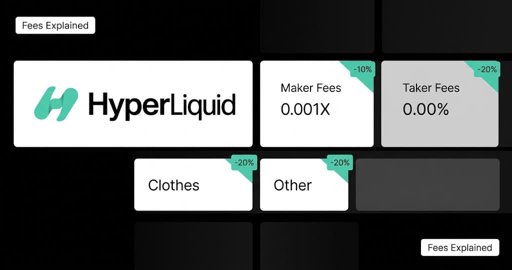 Abstract maker and taker orders flowing through Hyperliquid fee and discount tiers.