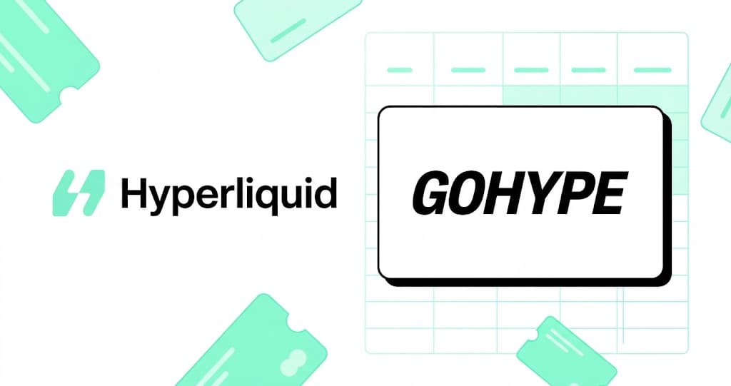 Abstract referral tag connected to Hyperliquid trading-fee tiers.