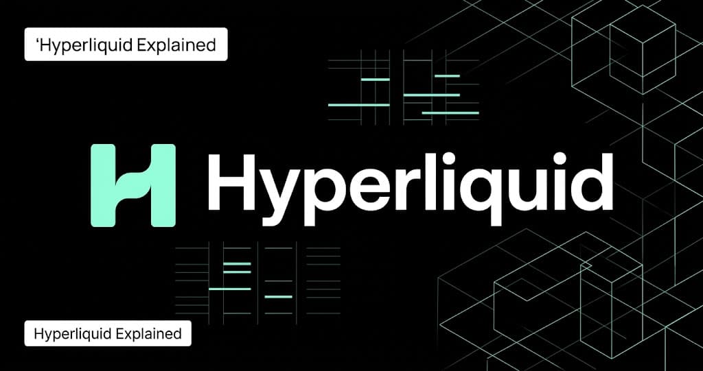 Abstract diagram of HyperCore and HyperEVM connected within the Hyperliquid blockchain.